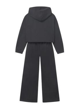 Survêtement Mayoral à bandes noires pour fille