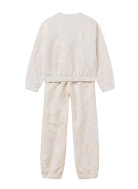 Survêtement rembourré beige Mayoral pour fille