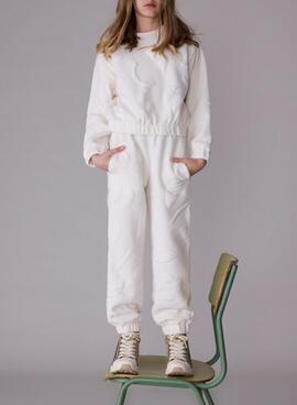 Survêtement rembourré beige Mayoral pour fille