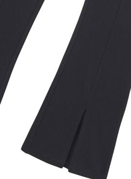 Pantalon évasé noir Mayoral pour fille