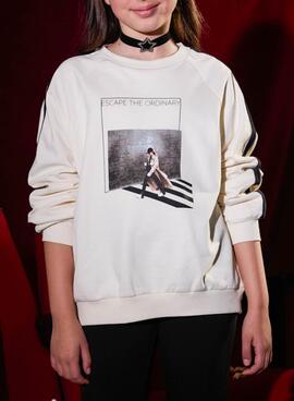 Chándal Mayoral negro y blanco de campana para niña