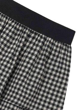 Jupe Mayoral Vichy blanc et noir pour fille.