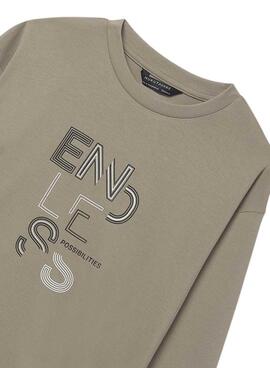 T-shirt Mayoral Endless Possibilities vert pour garçon