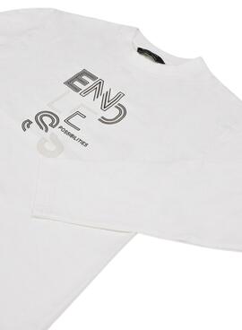 T-shirt Mayoral Endless Possibilities blanc pour garçon