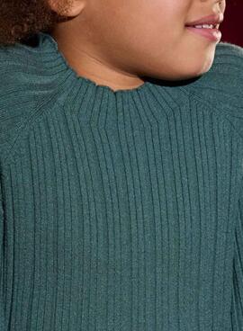 T-shirt Mayoral Tricot verte pour fille