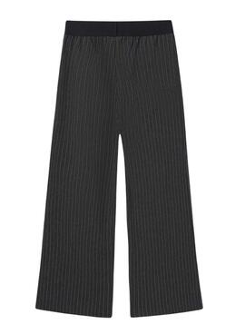 Pantalon Mayoral en rayas diplomaticas noir pour fille.