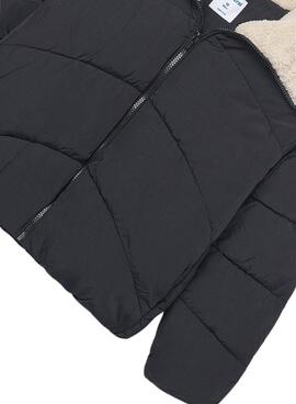 Veste matelassée noire pour fille Mayoral