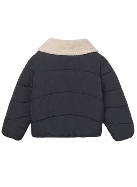 Veste matelassée noire pour fille Mayoral