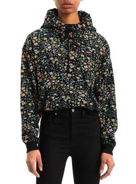 Sweat Levis Unbasic Hoodie Floral Pour Femme