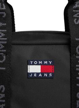 Sac à bandoulière Tommy Jeans Daily Crossover noir pour femme.