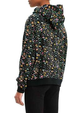 Sweat Levis Unbasic Hoodie Floral Pour Femme