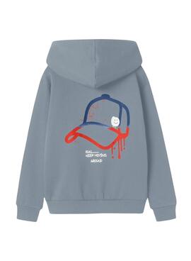 Sweatshirt Name It Notus bleu pour garçon
