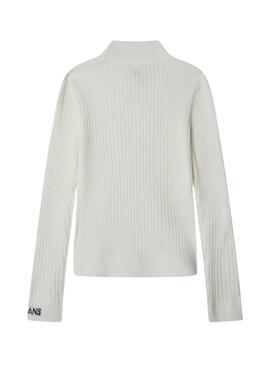 Maillot Pepe Jeans Brielle blanc pour fille