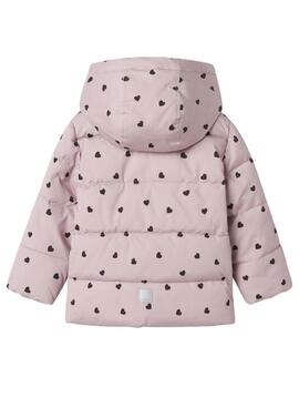 Veste matelassée Name It Monday rose pour fille