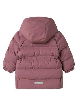 Manteau matelassé Name It Musk rose pour fille