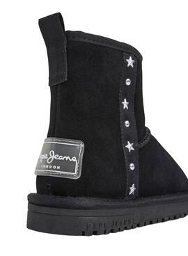 Bottes Pepe Jeans Diss Rock noir pour fille