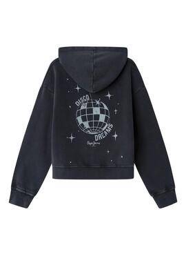 Sweatshirt Pepe Jeans Ava noir pour fille