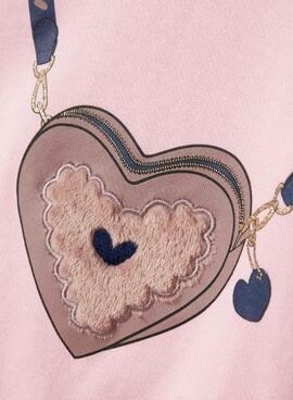 Sweat-shirt Name It Nora rose pour fille.