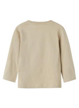 T-shirt Name It Molen beige pour garçon