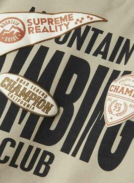 Sweatshirt Name It Mosman beige pour enfant