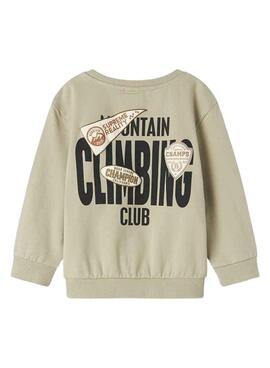 Sweatshirt Name It Mosman beige pour enfant