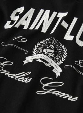 Maillot Name It Robin noir et blanc pour garçon