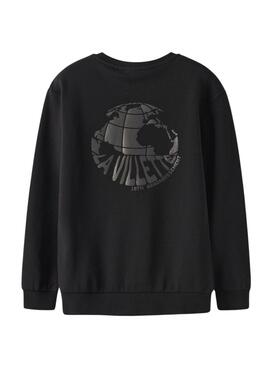 Sweatshirt Name It Randall noir pour enfant.