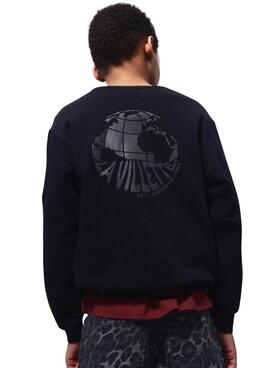 Sweatshirt Name It Randall noir pour enfant.