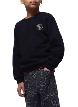 Sweatshirt Name It Randall noir pour enfant.