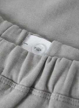 Pantalon de survêtement gris Name It Molaf pour garçon