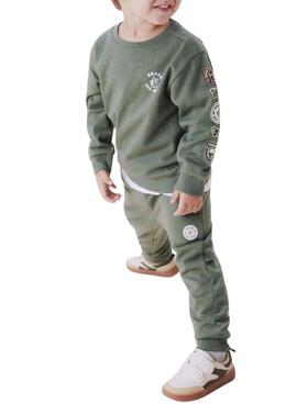 Pantalon de jogging Name It Molaf vert pour garçon