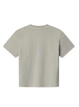 T-shirt Pepe Jeans Tommas gris pour enfant