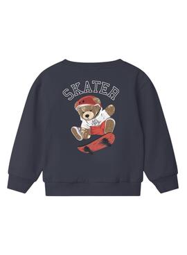 Sweat-shirt bleu Name It Natasya pour fille.
