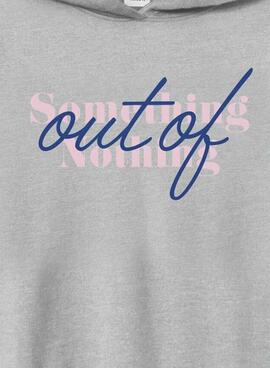 Sweat à capuche Name It Fofina gris pour fille