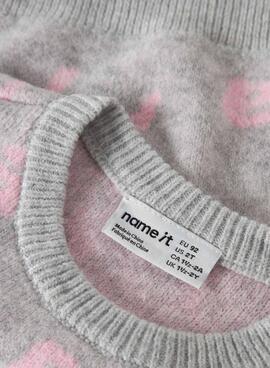 Maillot Name It Foline gris pour fille