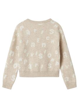 Maillot Name It Foline beige pour fille