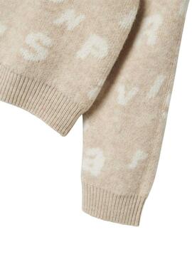 Maillot Name It Foline beige pour fille