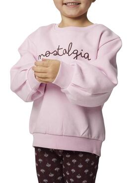 Sweat à capuche Name It Fovi rose pour fille