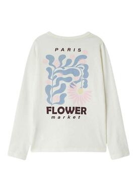 Maillot Name It Foslina blanc pour fille