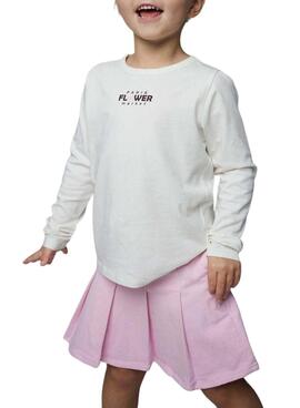 Maillot Name It Foslina blanc pour fille