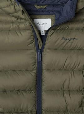 Veste Pepe Jeans Bailor verte pour enfant