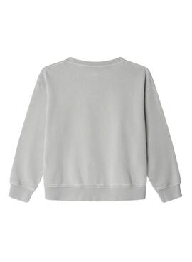 Sweat Pepe Jeans Addy gris pour fille