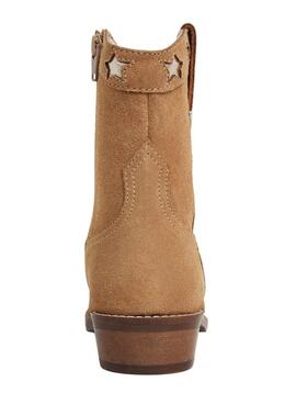 Bottillons Pepe Jeans Western Star camel pour fille