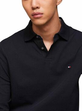 Polo Tommy Hilfiger 1985 bleu marine pour homme