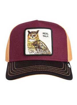 Casquette Goorin Bros Real Talk bordeaux pour homme