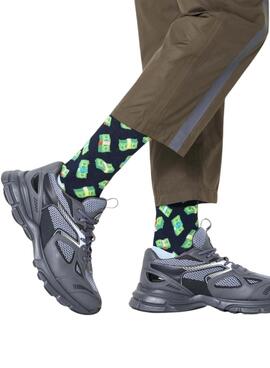 Chaussettes Happy Socks Money bleu marine