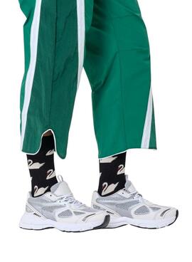 Chaussettes Happy Socks Swan noires pour femmes et hommes