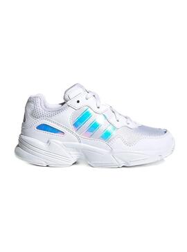 Baskets Adidas Yung-96 Blanc Teen