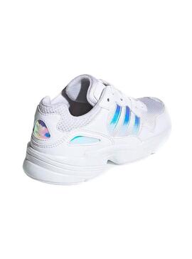 Baskets Adidas Yung-96 Blanc Teen