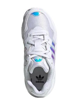 Baskets Adidas Yung-96 Blanc Teen